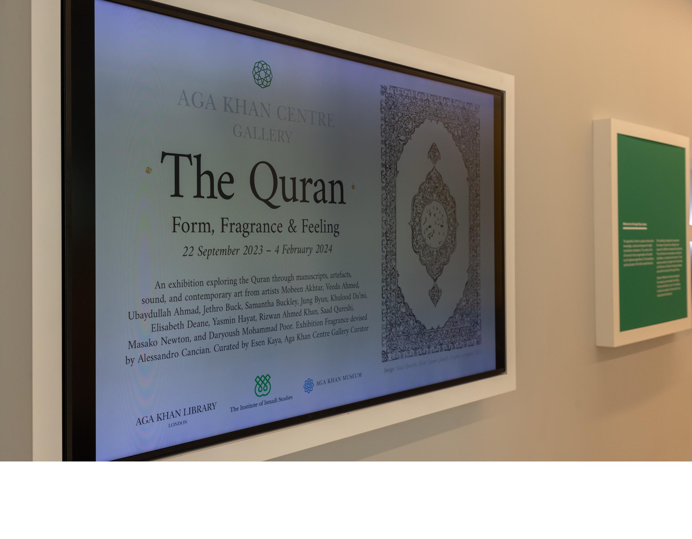 The Quran: Form, Fragrance &amp; Feeling